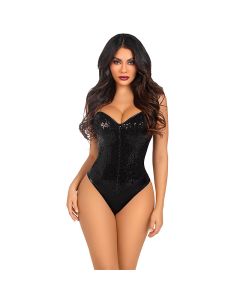 Leg Avenue Sequin Boned Bodysuit