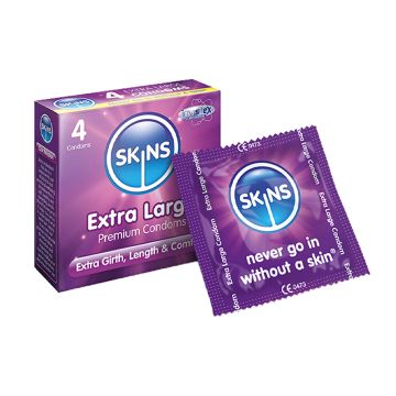 Skins Extra Large Condoms - 4 Pack