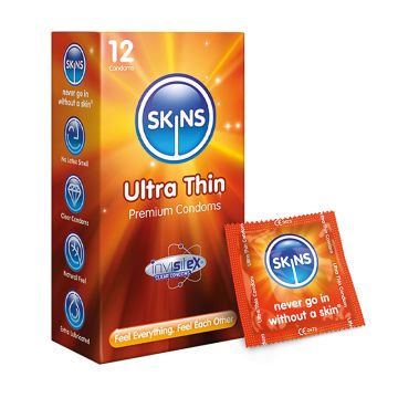 Skins Ultra Thin Condoms - 12 Skins