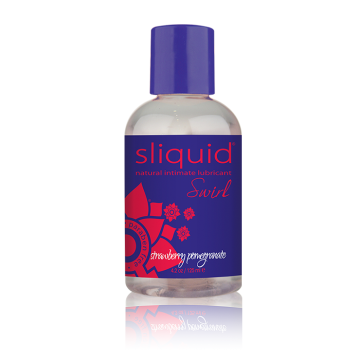 Sliquid Naturals Swirl Flavoured Lubricants - Strawberry Pomegranate - 125ml